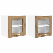 Hangkast Riga 2 pcs Artisan Eiken 40 x 31 x 40 cm Bewerkt hout