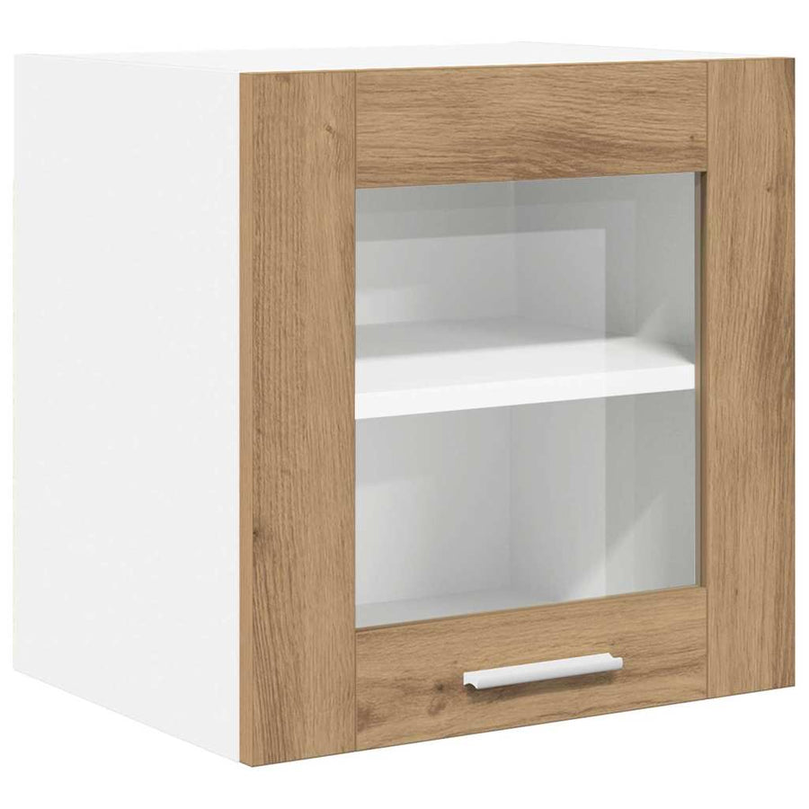 Hangkast Riga 2 pcs Artisan Eiken 40 x 31 x 40 cm Bewerkt hout