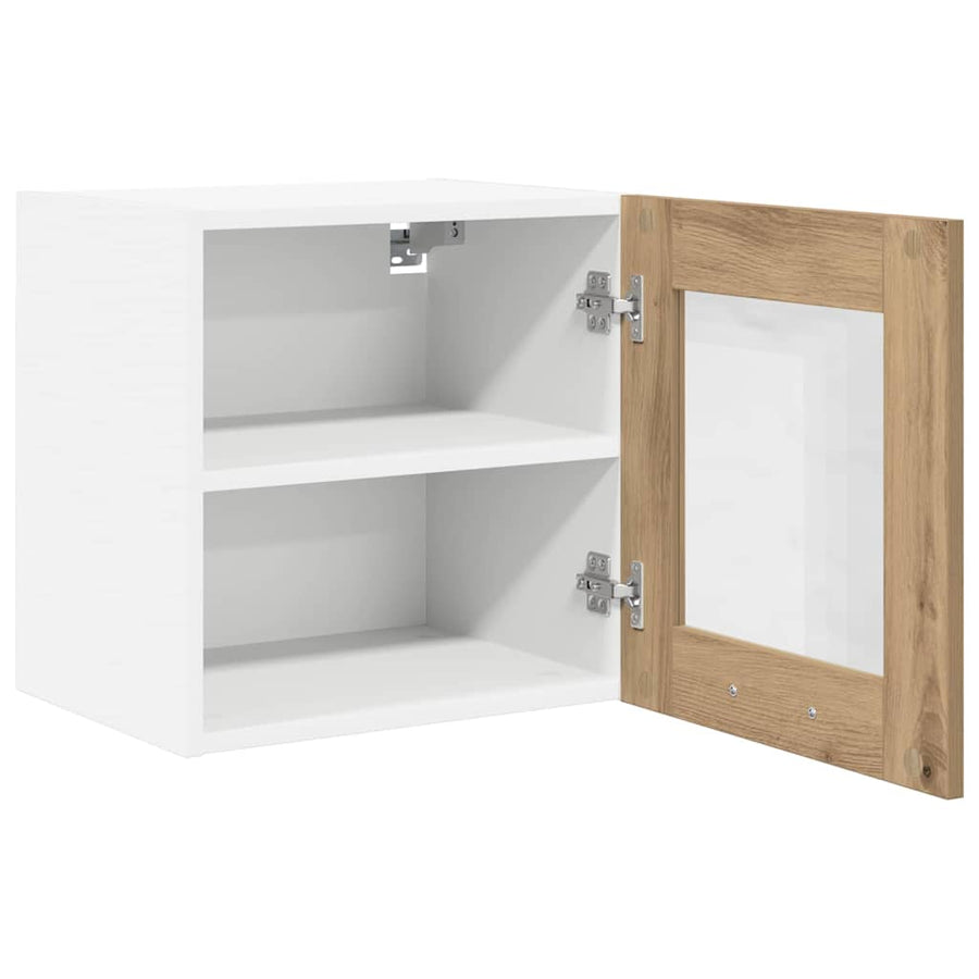 Hangkast Riga 2 pcs Artisan Eiken 40 x 31 x 40 cm Bewerkt hout