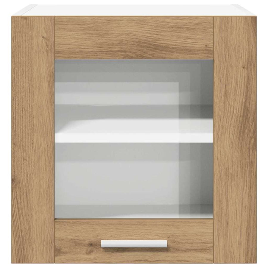 Hangkast Riga 2 pcs Artisan Eiken 40 x 31 x 40 cm Bewerkt hout