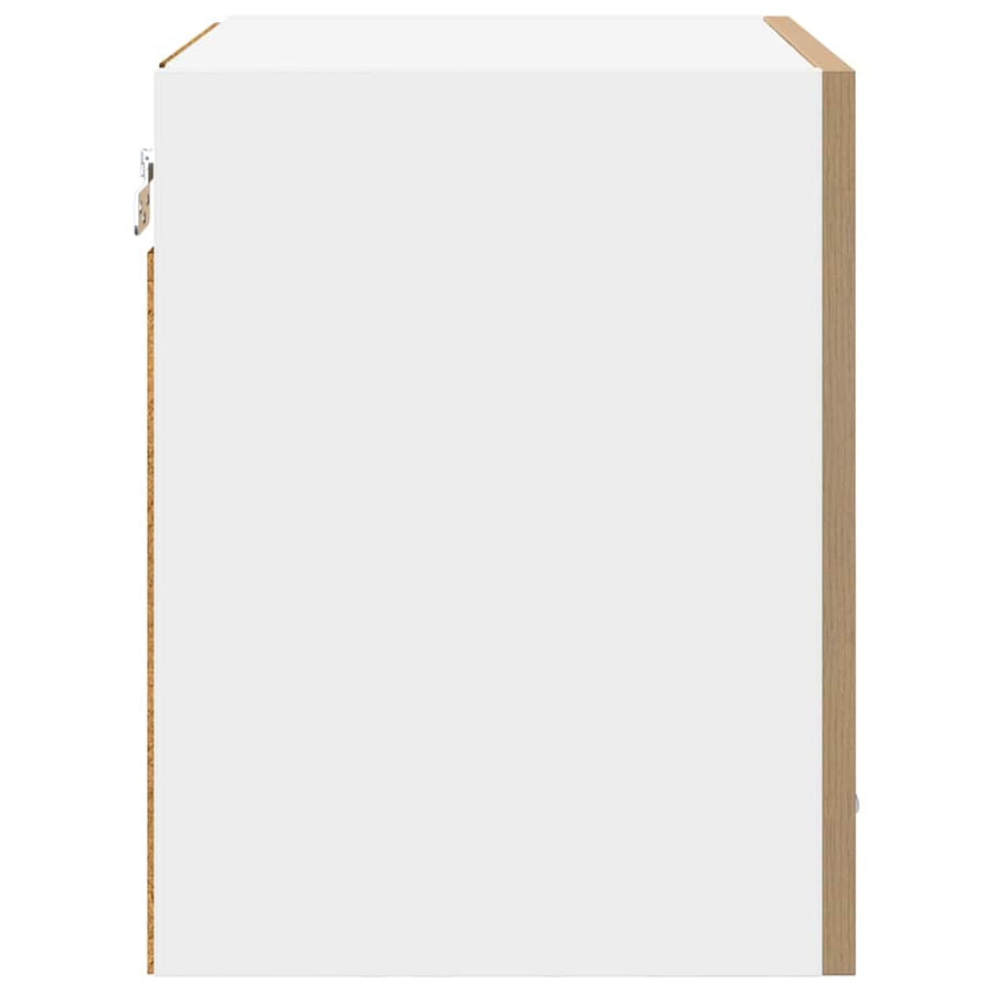 Hangkast Riga 2 pcs Artisan Eiken 40 x 31 x 40 cm Bewerkt hout