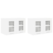 Hangkast met plank Riga 2 pcs Wit 60 x 31 x 40 cm Bewerkt hout