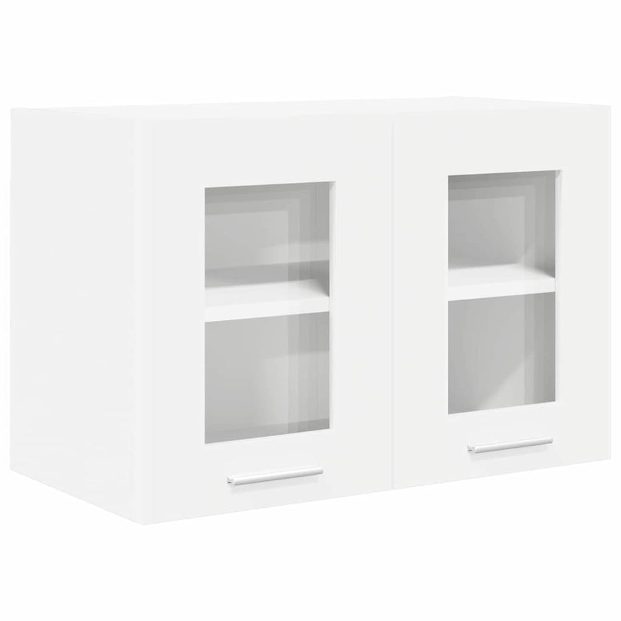 Hangkast met plank Riga 2 pcs Wit 60 x 31 x 40 cm Bewerkt hout