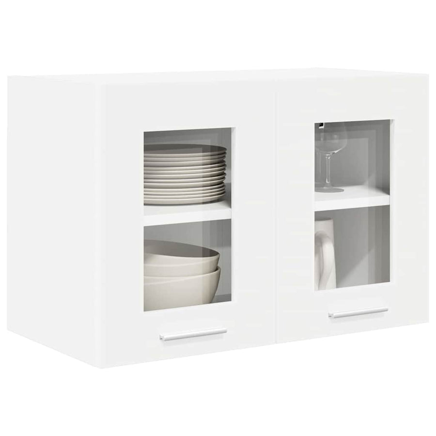 Hangkast met plank Riga 2 pcs Wit 60 x 31 x 40 cm Bewerkt hout