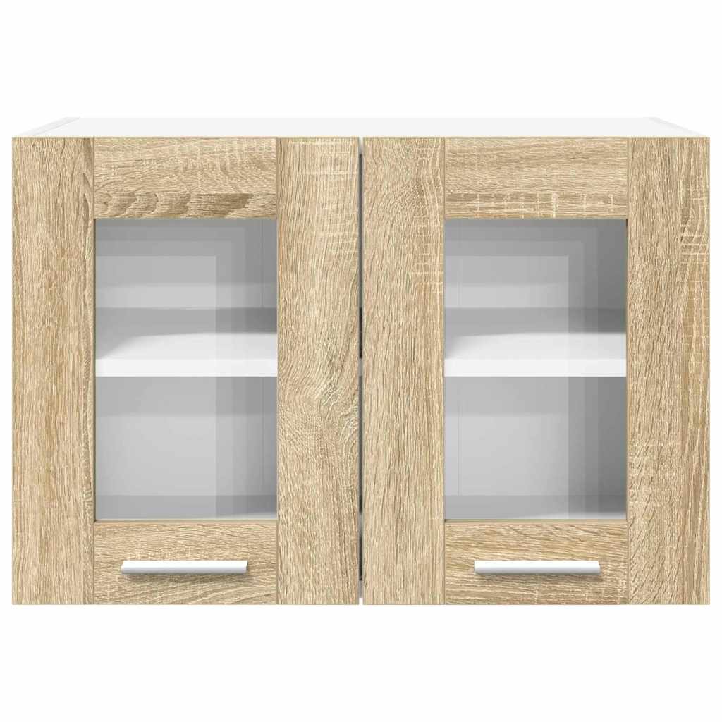 Hangkast Riga 2 pcs Sonoma Eiken 60 x 31 x 40 cm Bewerkt hout