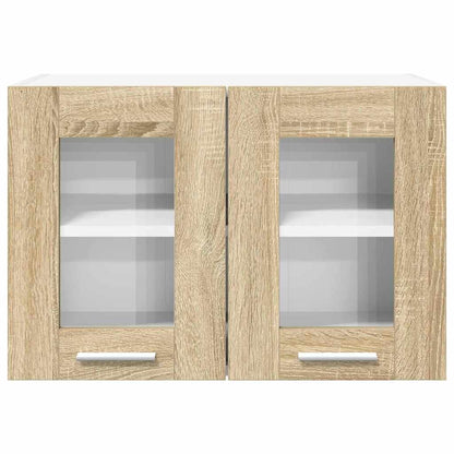 Hangkast Riga 2 pcs Sonoma Eiken 60 x 31 x 40 cm Bewerkt hout