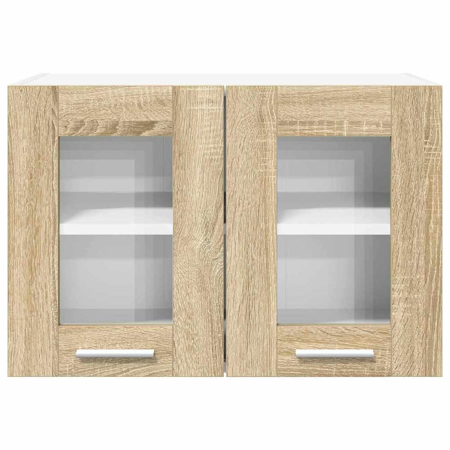 Hangkast Riga 2 pcs Sonoma Eiken 60 x 31 x 40 cm Bewerkt hout