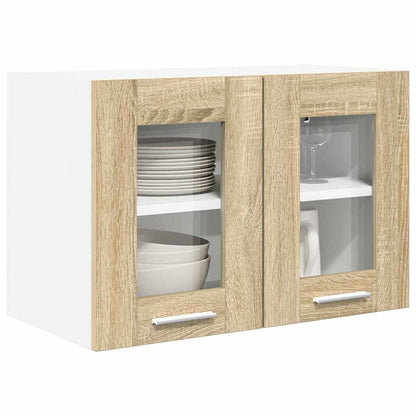 Hangkast Riga 2 pcs Sonoma Eiken 60 x 31 x 40 cm Bewerkt hout