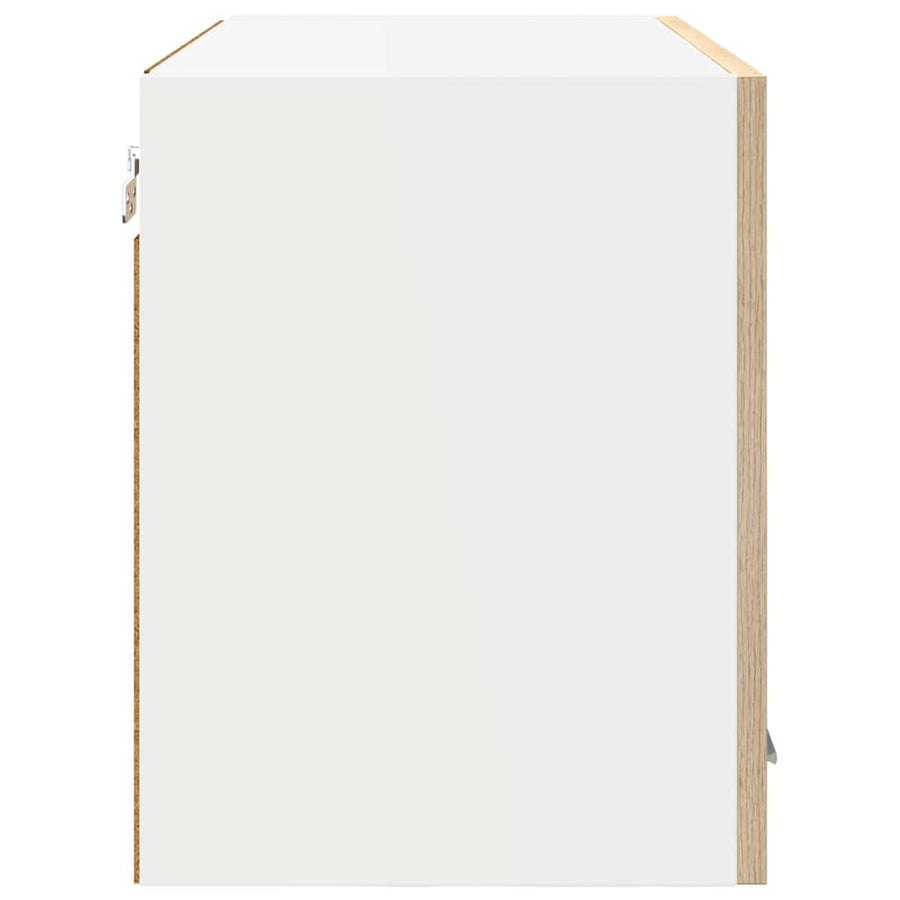 Hangkast Riga 2 pcs Sonoma Eiken 60 x 31 x 40 cm Bewerkt hout