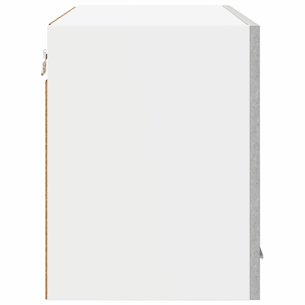 Hangkast Riga 2 pcs Beton Grijs 60 x 31 x 40 cm Bewerkt hout