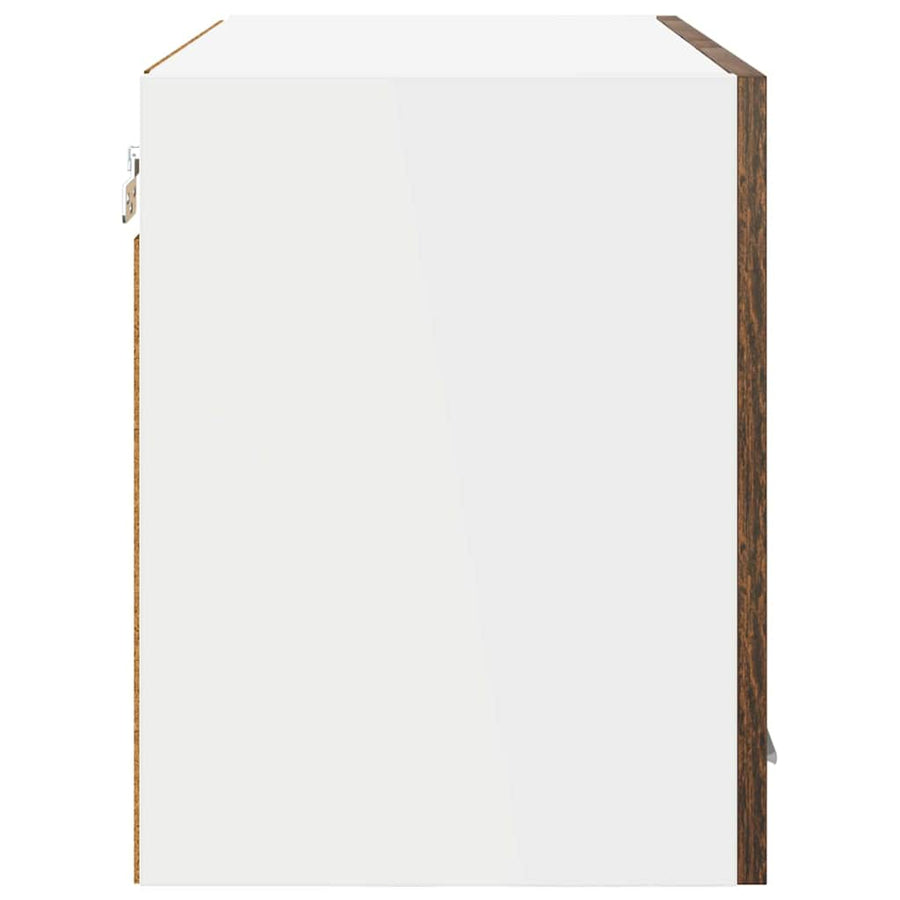 Hangkast Riga 2 pcs Gerookt eiken 60 x 31 x 40 cm Bewerkt hout