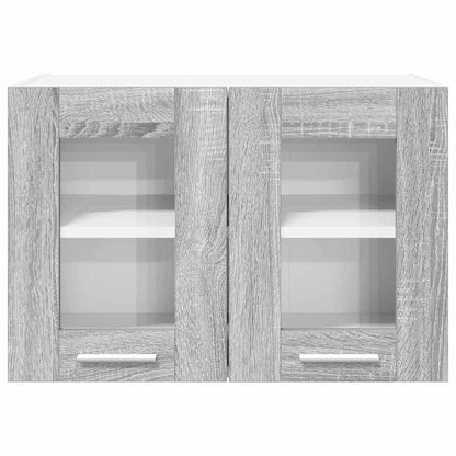 Hangkast met opslag Grijs Sonoma 60 x 31 x 40 cm Bewerkt hout