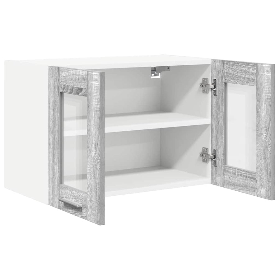 Hangkast Riga 2 pcs Grijs Sonoma 60 x 31 x 40 cm Bewerkt hout