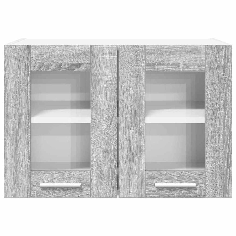 Hangkast Riga 2 pcs Grijs Sonoma 60 x 31 x 40 cm Bewerkt hout