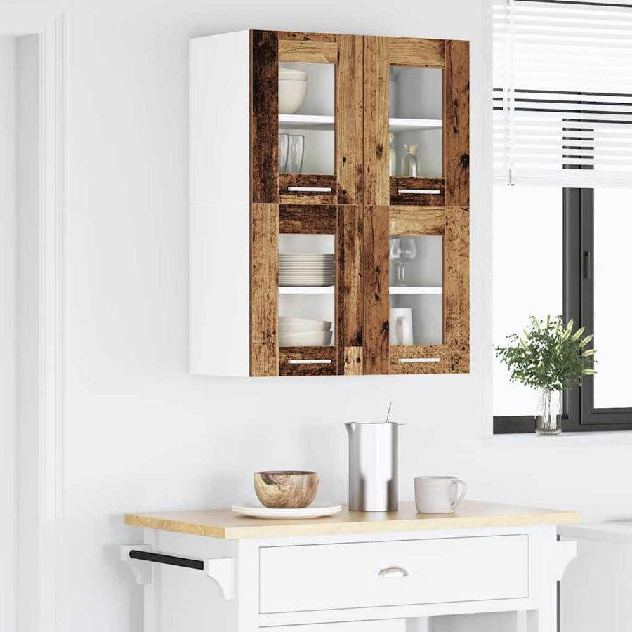 Hangkast met plank Riga Oud Hout 60 x 31 x 40 cm Bewerkt hout