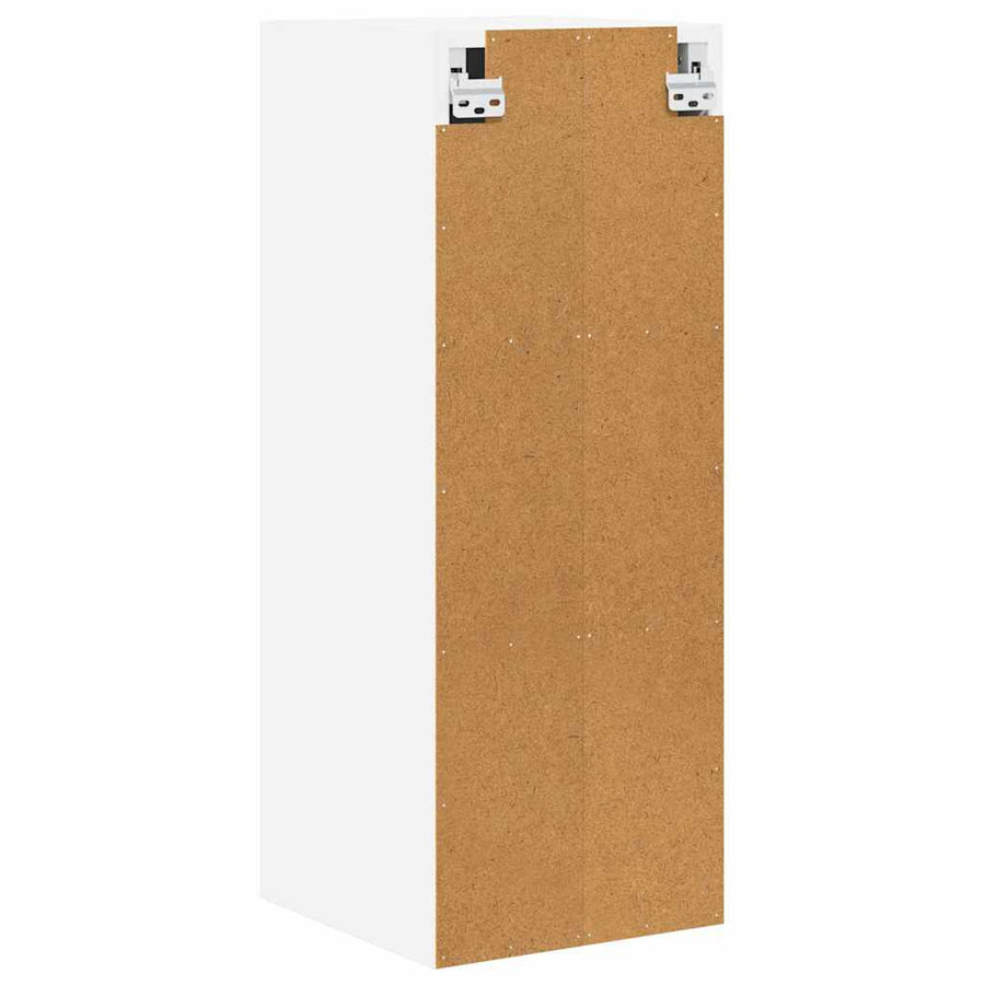 Hangkast met plank Riga 2 pcs Wit 30 x 31 x 80 cm Bewerkt hout