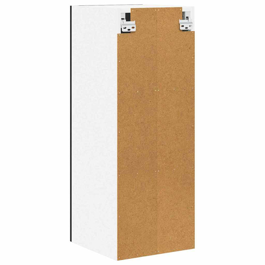 Hangkast met plank Riga 2 pcs Zwarte Eik en Wit 30 x 31 x 80 cm