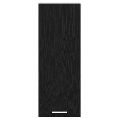 Hangkast met plank Riga 2 pcs Zwarte Eik en Wit 30 x 31 x 80 cm