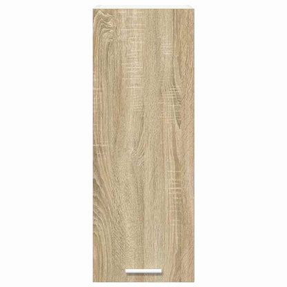 Hangkast met plank Riga 2 pcs Sonoma Eik en Wit 30 x 31 x 80 cm