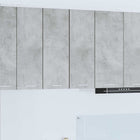 Wall Cabinet Concrete Grey and White 30 x 31 x 80 cm Engineered wood