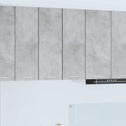 Wall Cabinet Concrete Grey and White 30 x 31 x 80 cm Engineered wood