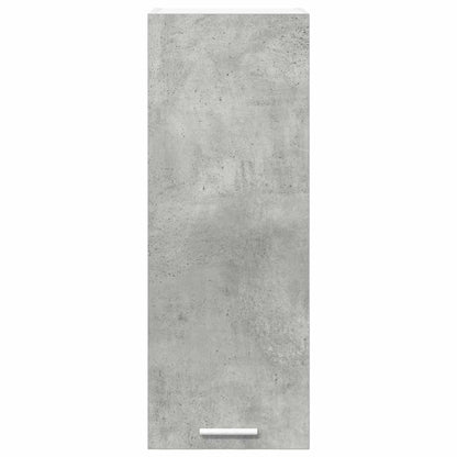 Hangkast Riga Beton Grijs en Wit 30 x 31 x 80 cm Bewerkt hout