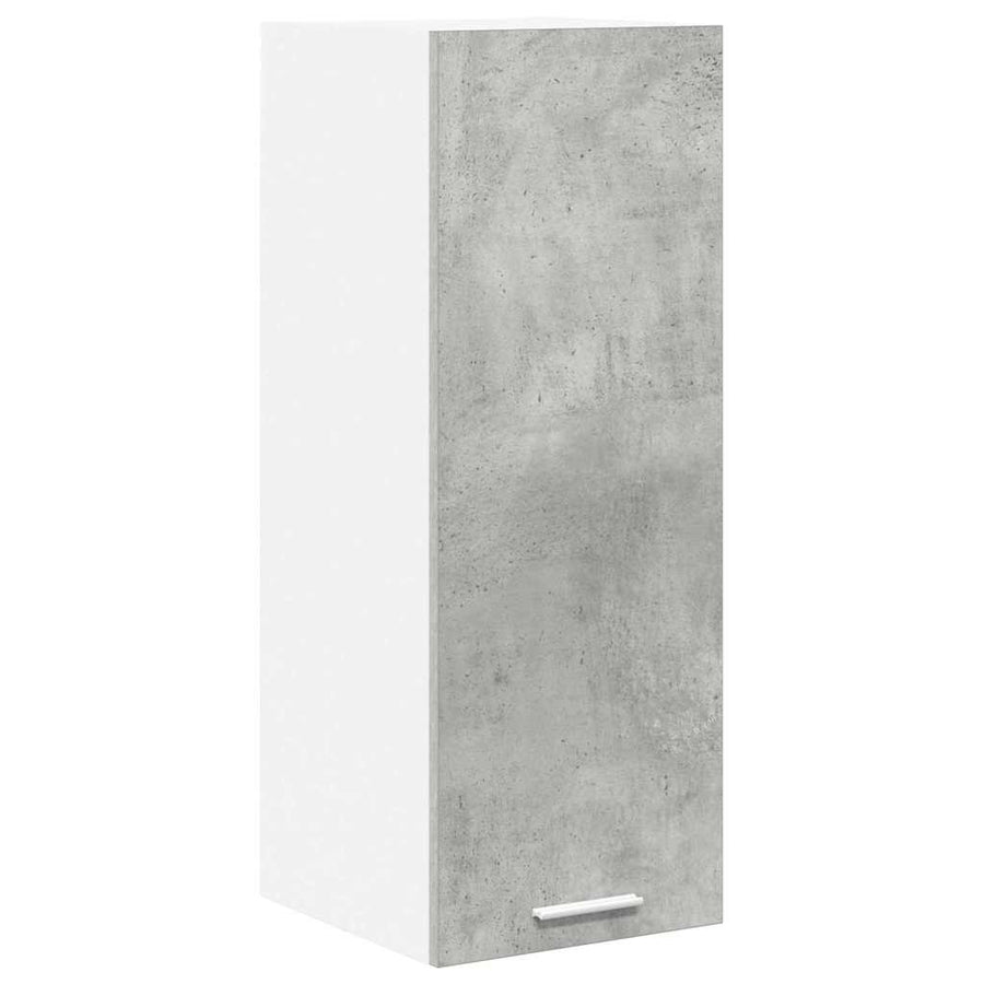 Hangkast Riga 2 pcs Beton Grijs en Wit 30 x 31 x 80 cm