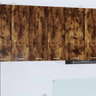 Wall cabinet Riga 2 pcs Smoked Oak and White 30 x 31 x 80 cm