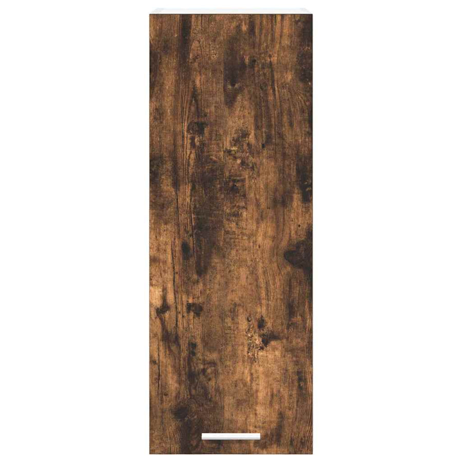 Hangkast Riga 2 pcs Gerookte Eik en Wit 30 x 31 x 80 cm