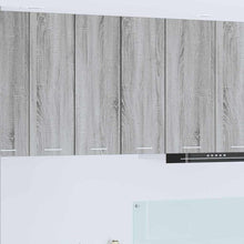 Hangkast Riga 2 pcs Grijs Sonoma en Wit 30 x 31 x 80 cm