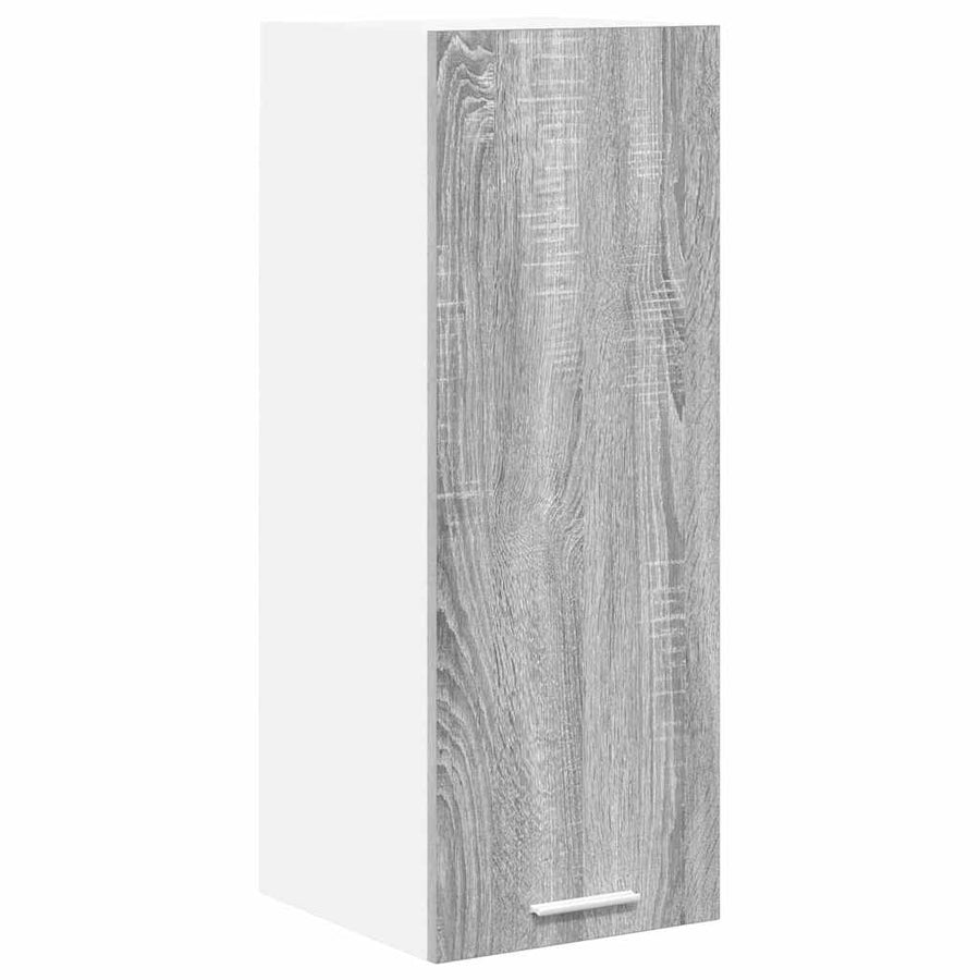 Hangkast Riga 2 pcs Grijs Sonoma en Wit 30 x 31 x 80 cm