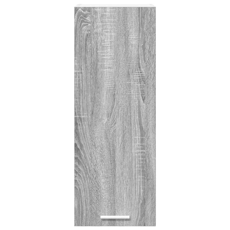 Hangkast Riga 2 pcs Grijs Sonoma en Wit 30 x 31 x 80 cm