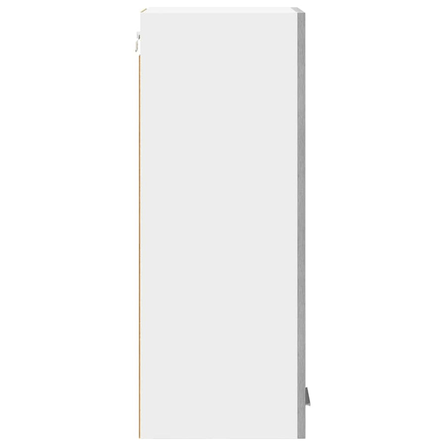 Hangkast Riga 2 pcs Grijs Sonoma en Wit 30 x 31 x 80 cm