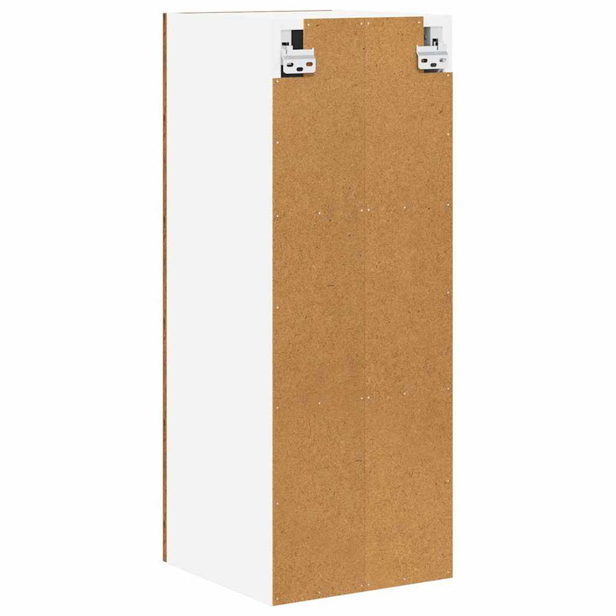 Hangkast Riga Oude Hout en Wit 30 x 31 x 80 cm Bewerkt hout
