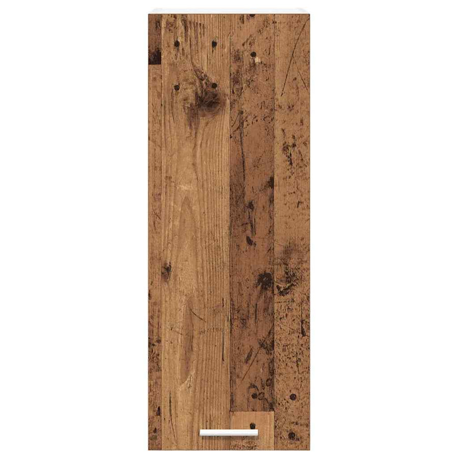 Hangkast met plank Riga 2 pcs Oude Hout en Wit 30 x 31 x 80 cm