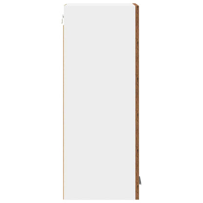 Hangkast met plank Riga 2 pcs Oude Hout en Wit 30 x 31 x 80 cm