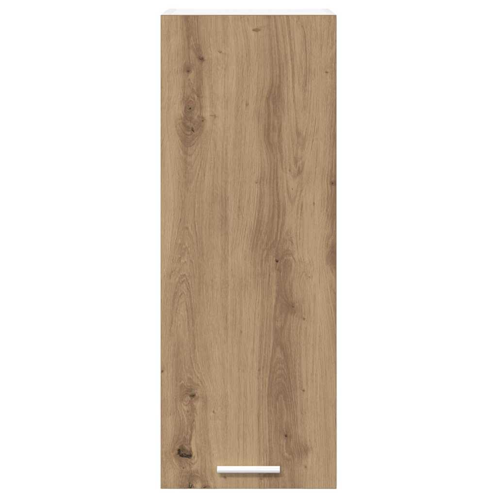 Hangkast Riga Ambachtelijke Eik en Wit 30 x 31 x 80 cm