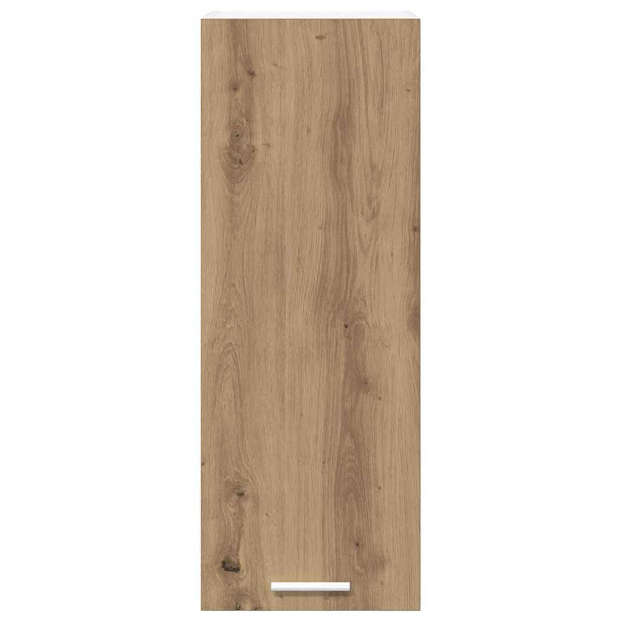 Hangkast Riga Ambachtelijke Eik en Wit 30 x 31 x 80 cm