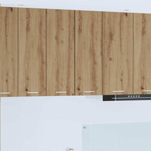 Hangkast Riga 2 pcs Ambachtelijke Eik en Wit 30 x 31 x 80 cm