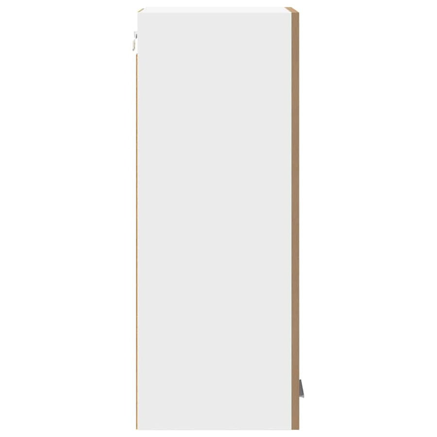 Hangkast Riga 2 pcs Ambachtelijke Eik en Wit 30 x 31 x 80 cm