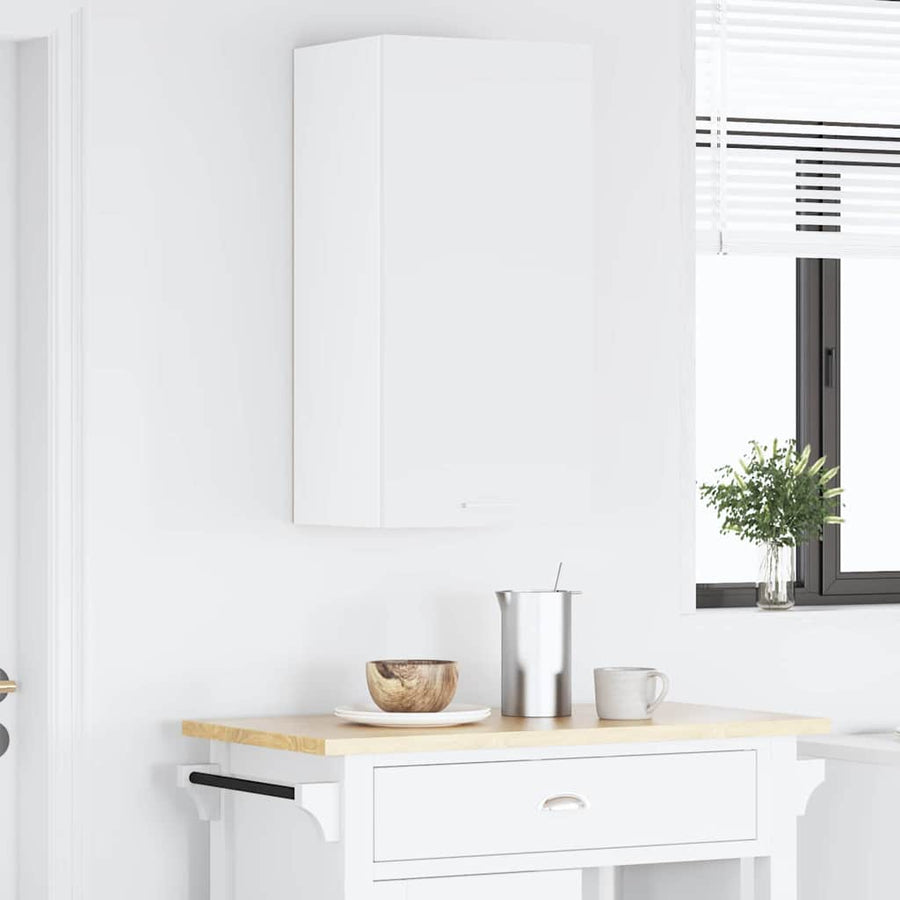 Hangkast met plank Riga Wit 40 x 31 x 80 cm Bewerkt hout