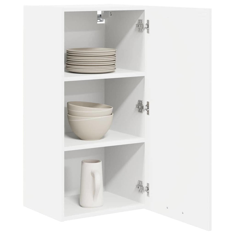 Hangkast met plank Riga Wit 40 x 31 x 80 cm Bewerkt hout