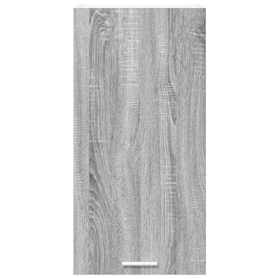 Hangkast Riga Grijs Sonoma en Wit 40 x 31 x 80 cm Bewerkt hout