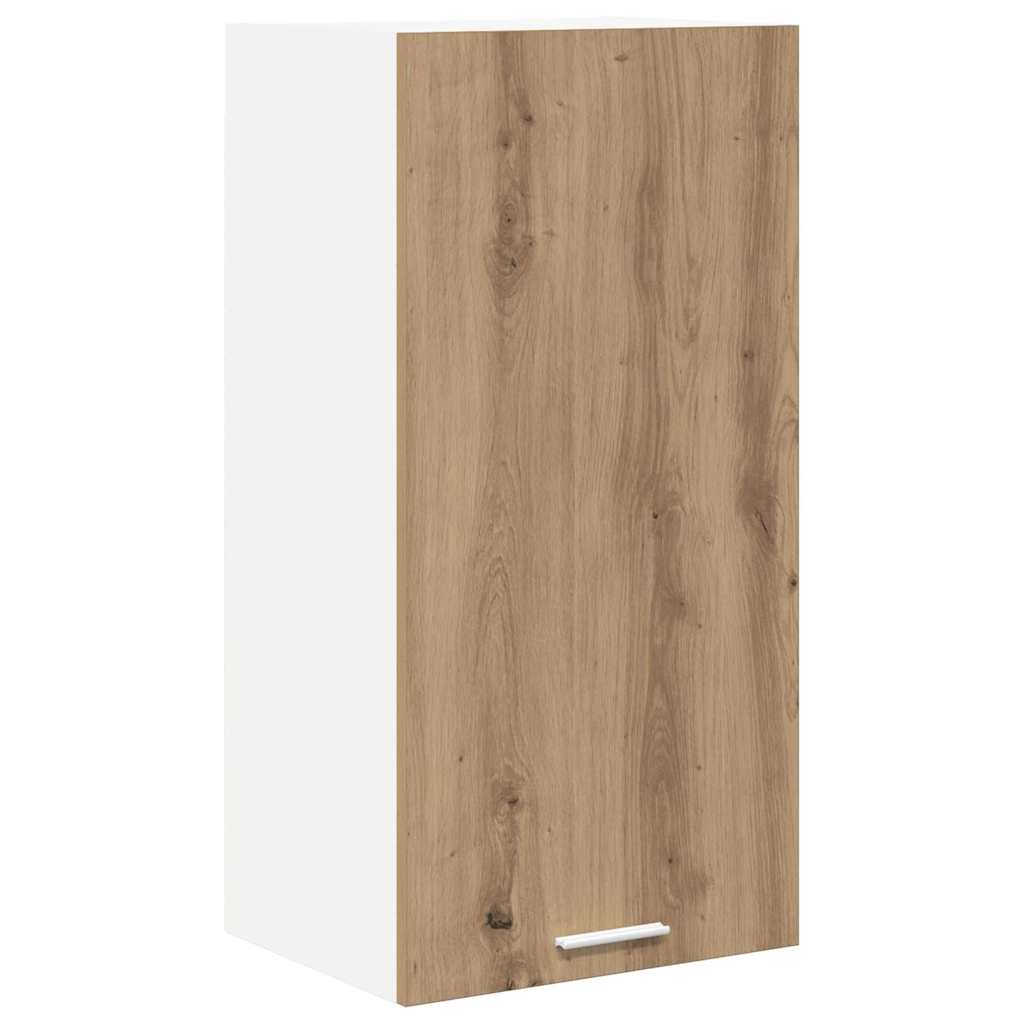 Hangkast Riga Ambachtelijke Eik en Wit 40 x 31 x 80 cm