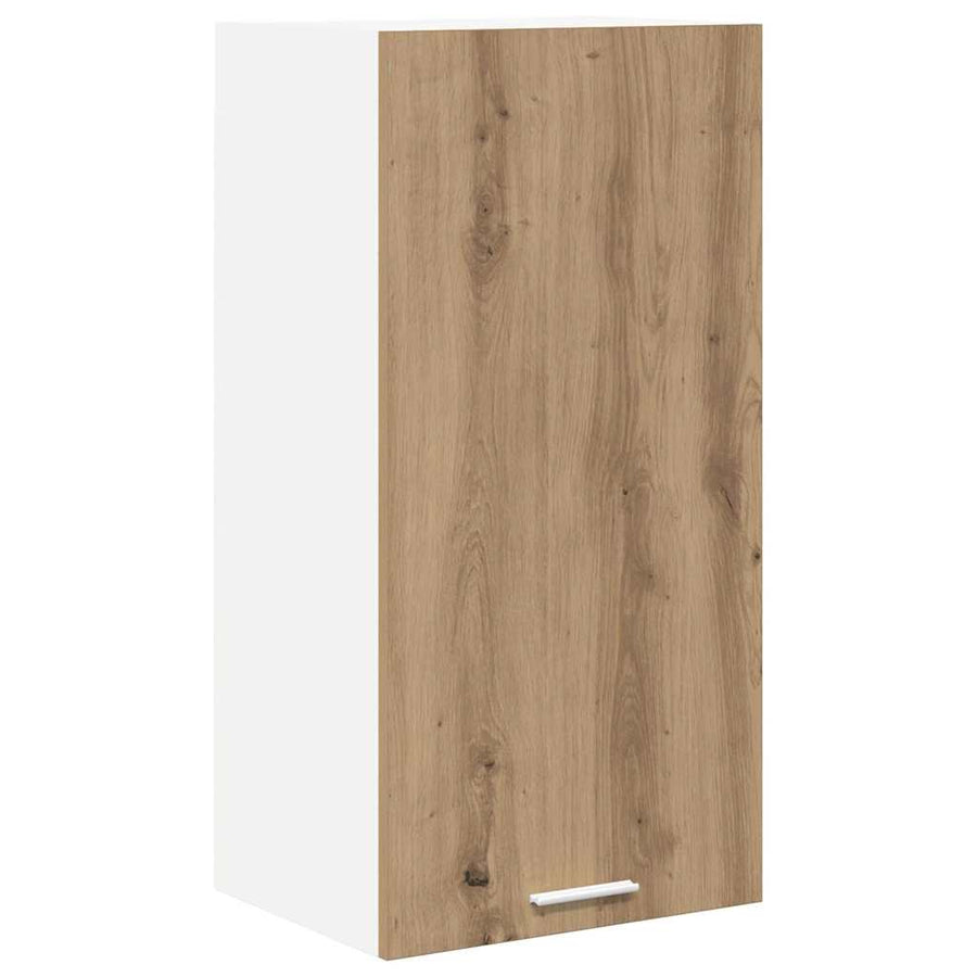 Hangkast Riga Ambachtelijke Eik en Wit 40 x 31 x 80 cm