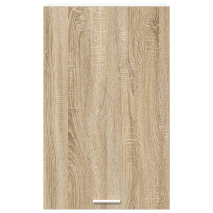 Hangkast Riga Sonoma Eik en Wit 50 x 31 x 80 cm Bewerkt hout