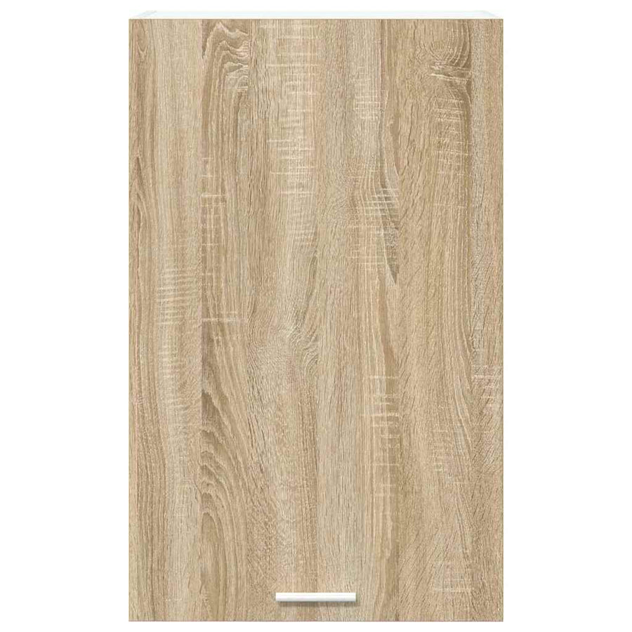 Hangkast Riga Sonoma Eik en Wit 50 x 31 x 80 cm Bewerkt hout