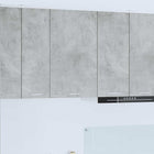 Hangkast 50x31x80 cm beton grijs wit bewerkt hout