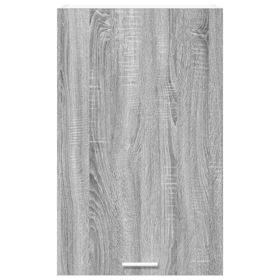 Hangkast Riga Grijs Sonoma en Wit 50 x 31 x 80 cm Bewerkt hout