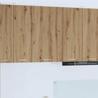 Hangkast 50x31x80 cm eiken wit bewerkt hout
